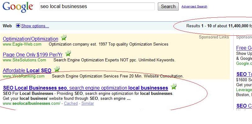 SEO Local Businesses Main